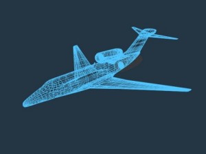 cessna citation x private jet 3D Модель