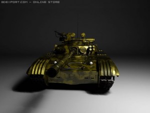 t64b main battle tank of soviet Modelo 3D