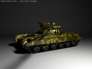 t64b main battle tank of soviet Modelo 3D