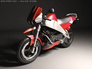 ビューエル ユリシーズ XB12X 3Dモデル