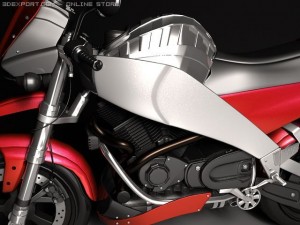 buell ulysses xb12x 3Dモデル