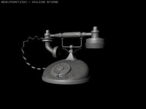 telephone 3D Model