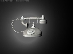 telephone Model 3D