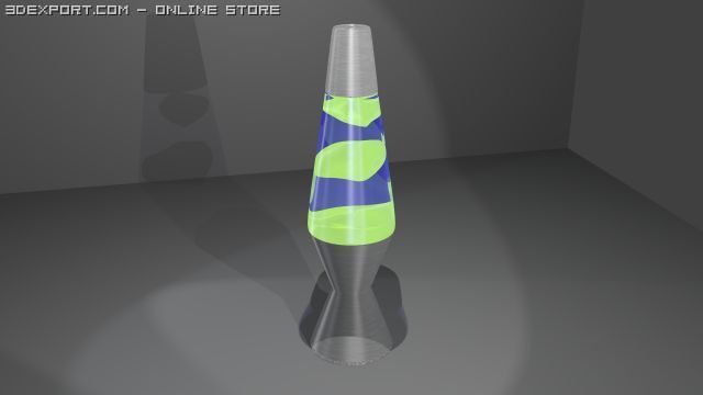 lava lamp 3D Модель .c4d .max .obj .3ds .fbx .stl .blend 