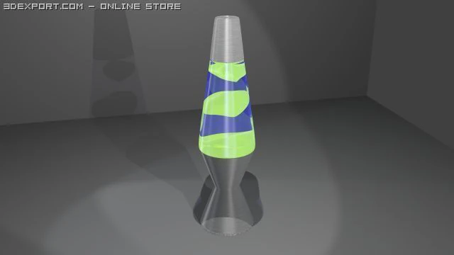 lava lamp 3D Model .c4d .max .obj .3ds .fbx .stl .blend