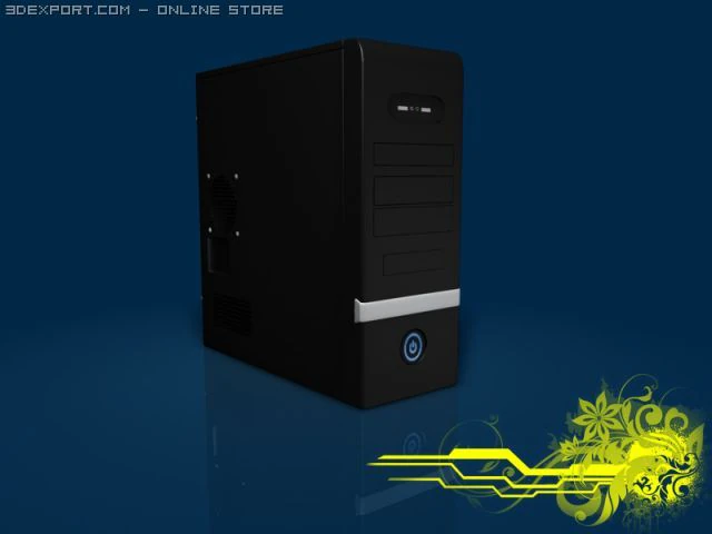 pc computer 3D Model .c4d .max .obj .3ds .fbx .stl .blend 