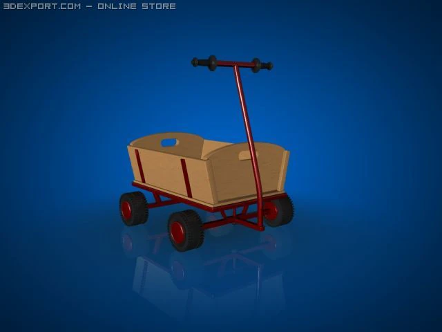 carriage 3D Model .c4d .max .obj .3ds .fbx .stl .blend