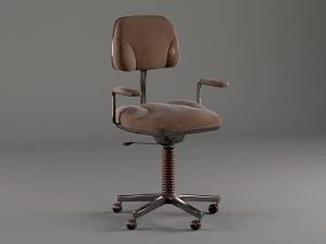 old office chair 3D Model