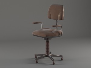old office chair 3D Model