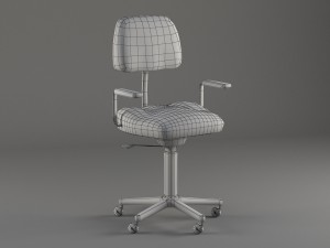 old office chair 3D Model