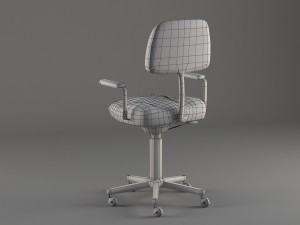 old office chair 3D Model