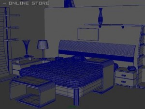 bed room Model 3D