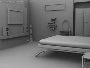 спальна кімната 3D Модель