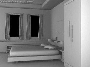 bed room 3D Model