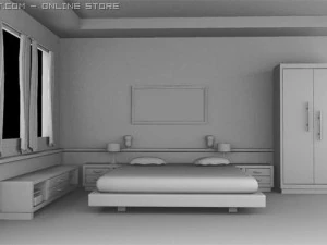 bed room 3D Model