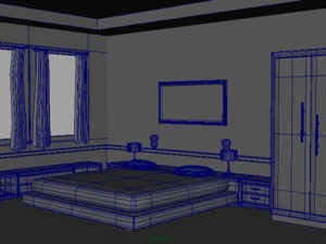bed room 3D Model