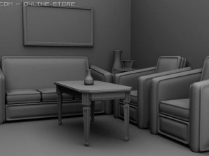 drawing room 3Dモデル