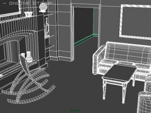 drawing room 3Dモデル