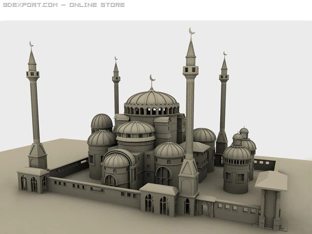 mosquehagia sophia 3D Model .c4d .max .obj .3ds .fbx .stl .blend 