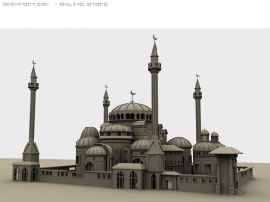 mosquehagia sophia 3D 模型