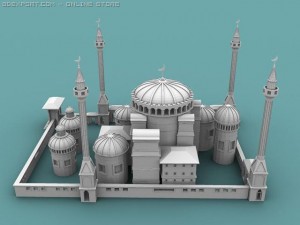 mosquehagia sophia 3D 模型
