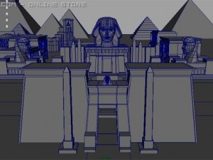 city of piramid  mummys 3D Model