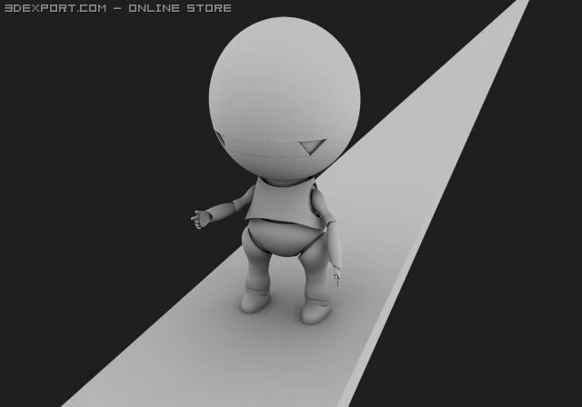 marvin 3D Model .c4d .max .obj .3ds .fbx .stl .blend 