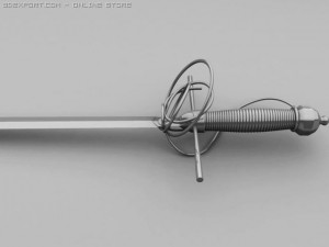 italian designe sword 3D Model