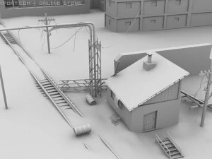 old factory 3D Model