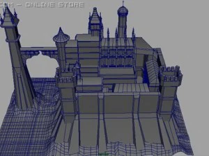 old castel 3D Model
