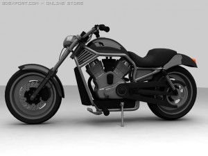 harley davidson Modello 3D