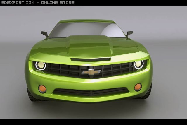 chevrolet camaro 3D-Modell .c4d .max .obj .3ds .fbx .stl .blend 