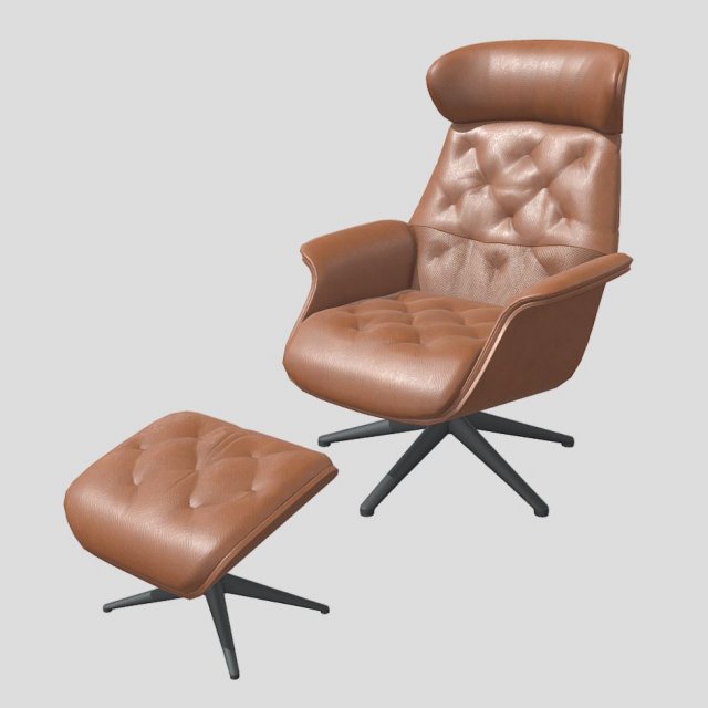 flexluxarmchair Model 3D .c4d .max .obj .3ds .fbx .stl .blend 