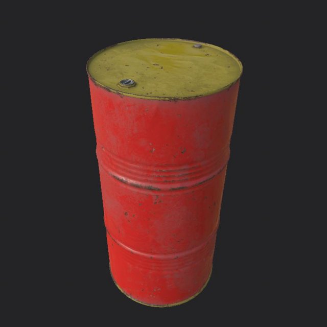 fuelbarrel Modelo 3D .c4d .max .obj .3ds .fbx .stl .blend 