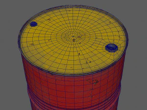 barile di carburante Modello 3D