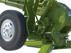 пушка 2а61 3D Модель