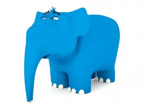 słoń Model 3D