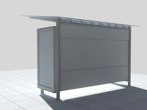 bus stop 3D Model