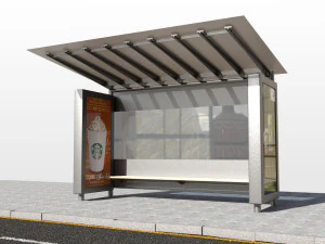 bus stop 3D Model