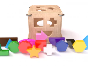 Toy shape sorter 3D Model