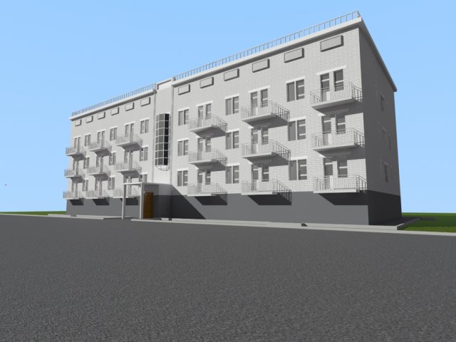 apartment 3D 모델 .c4d .max .obj .3ds .fbx .stl .blend 