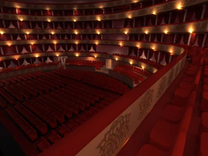 opera theater realistic 3D Model