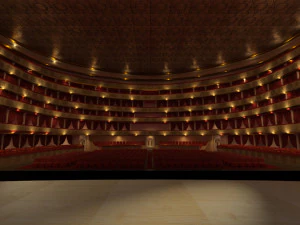 opera theater realistic 3D Model