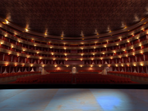 opera theater realistic Model 3D