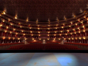 opera theater realistic 3D Model