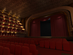 opera theater realistic Model 3D