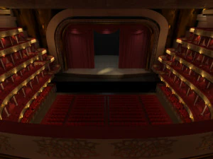 opera theater realistic 3D Model