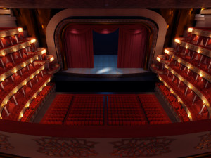 opera theater realistic Model 3D