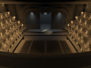 opera theater realistic Model 3D