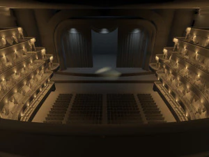 opera theater realistic 3D Model